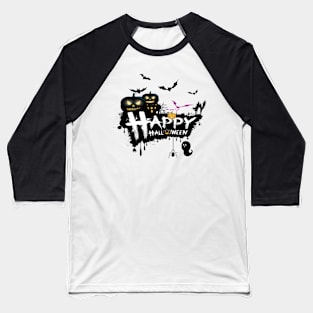 Happy Halloween Baseball T-Shirt